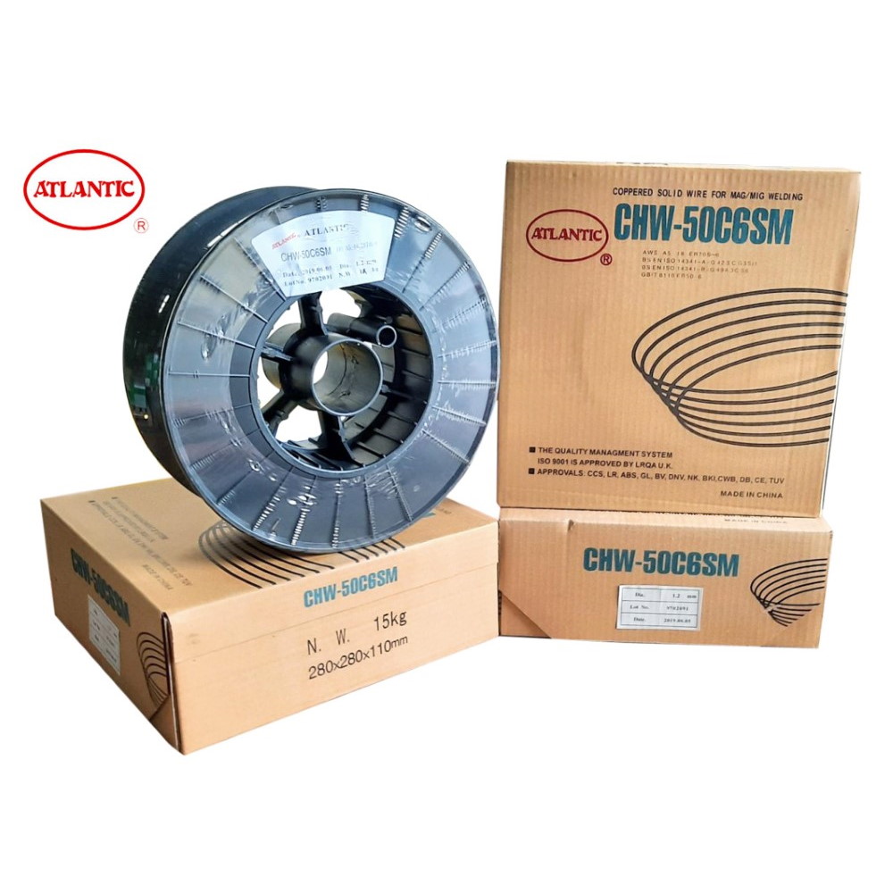 Dây hàn Atlantic ER70S-6(CHW-50C6)