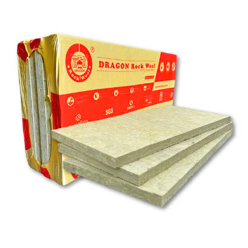 BÔNG TẤM KHÁNG NƯỚC (DRM) - DRAGON ROCKWOOL A60 (100% Stone Wool)