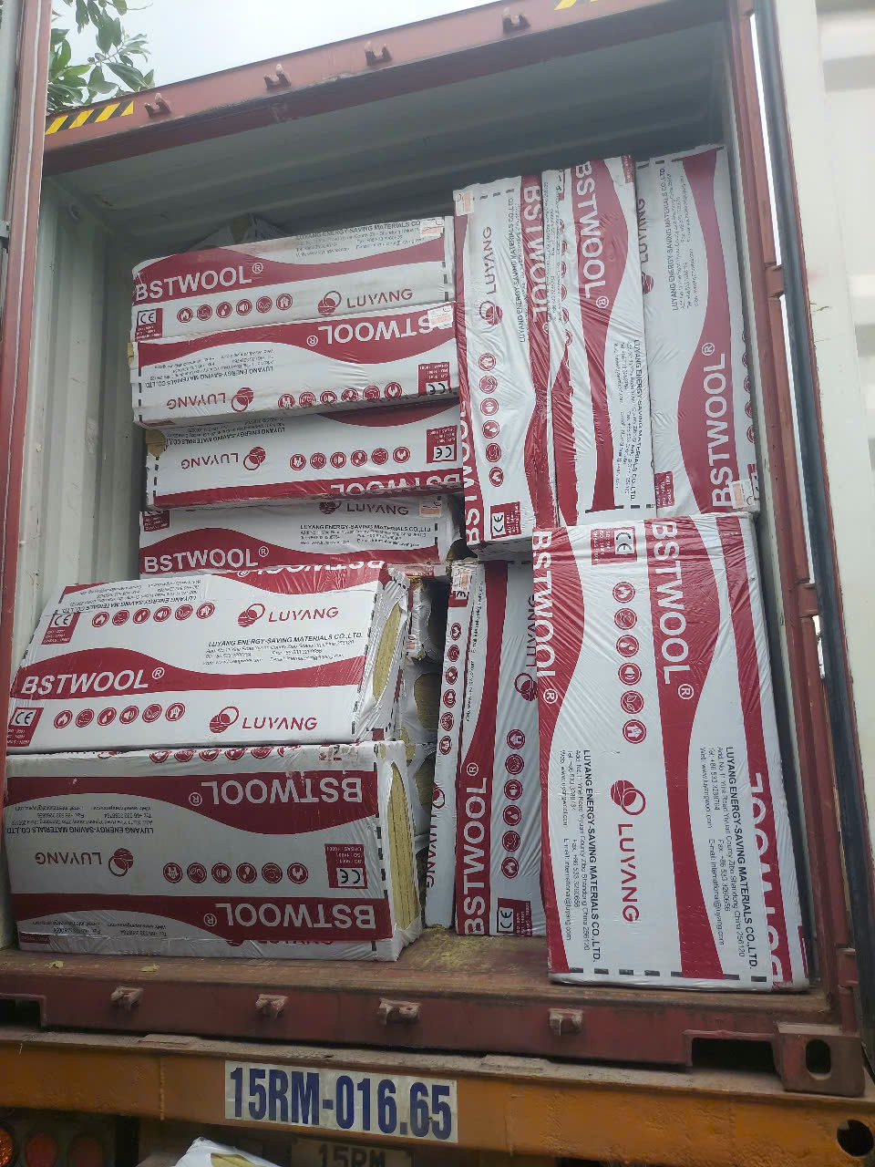 bông khoáng, bông Rockwool dạng tấm